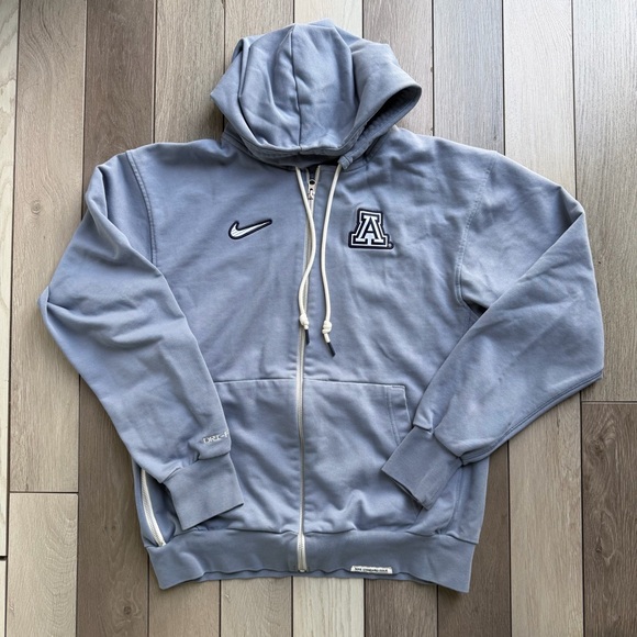 Nike Arizona state Blue Zip-Up Hoodie with Logo - Picture 1 of 4